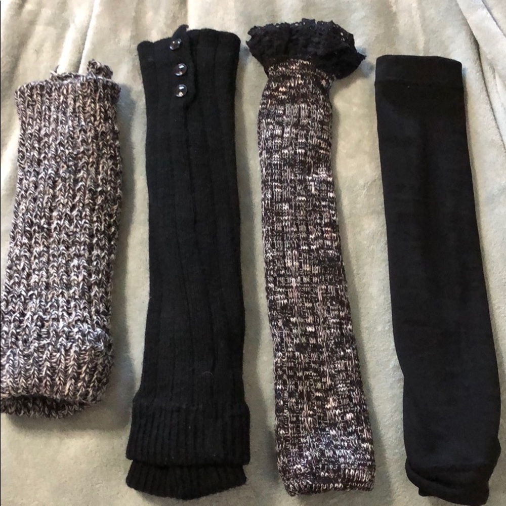 Lot of leg warmers